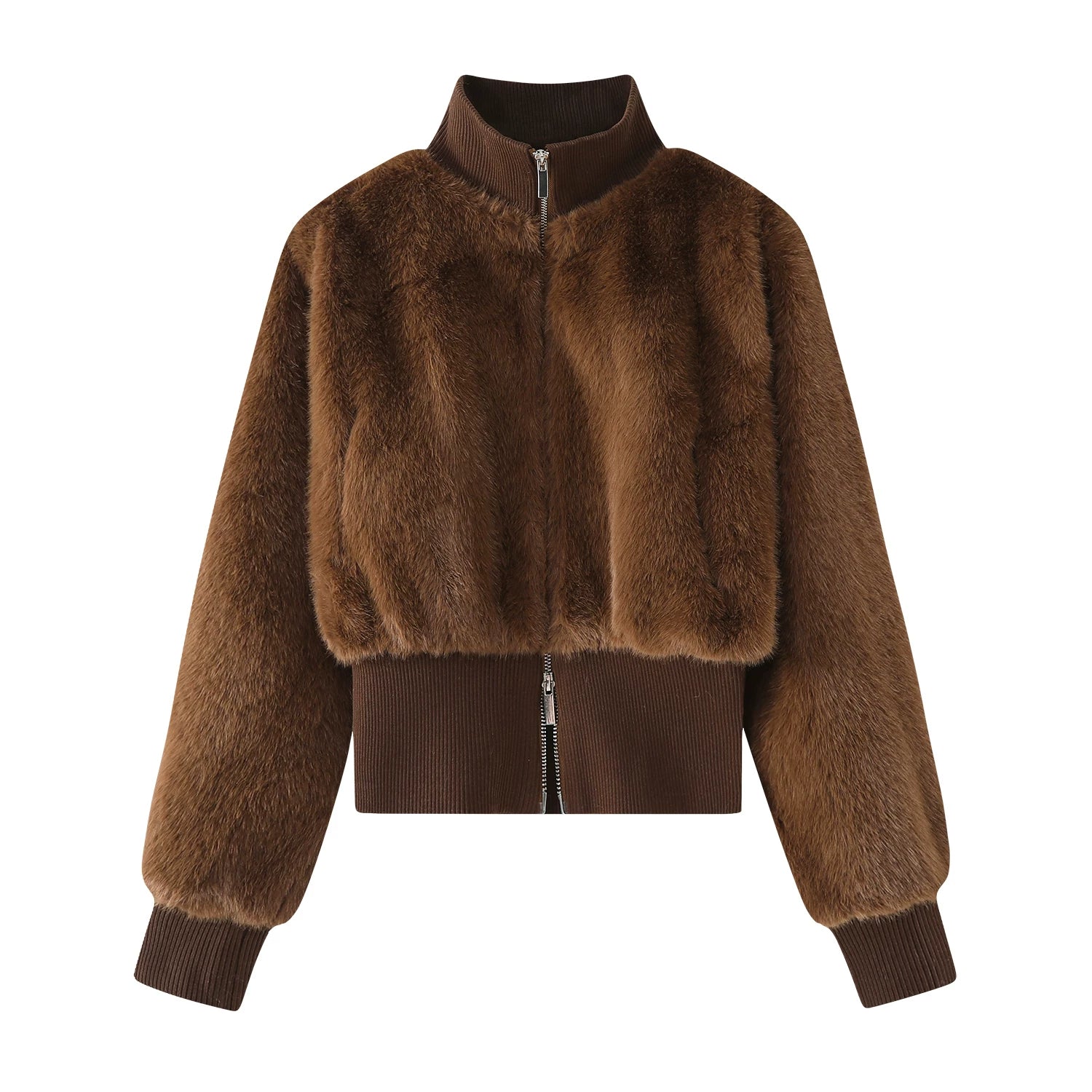 Chalisa Retro Yaxalıqlı Quzu Yunlu Qalın Palto, 2026 Payız/Qış Yeni Modeli, Çoxfunksiyalı İsti Qısa Top