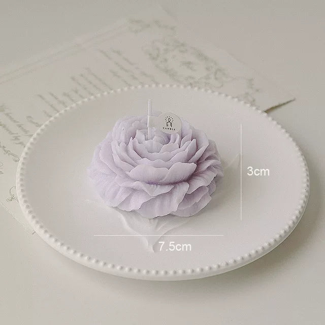 Peony Flower Scented Candles Home Decoration Wedding