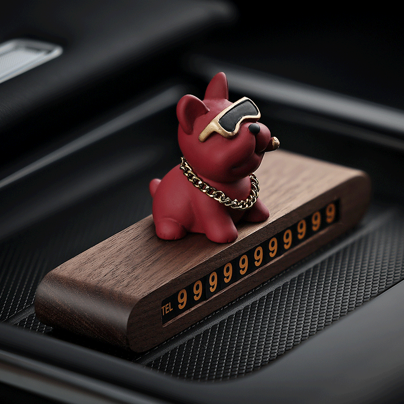 Tuhao FA İt Döyüşən Avtomobil Müvəqqəti Dayanacaq Telefon Nömrəsi İşarəsi Avtomobil Dekorasiyası Avtomobil Müvəqqəti Parkinq Kartı Dayanacaq Kartı