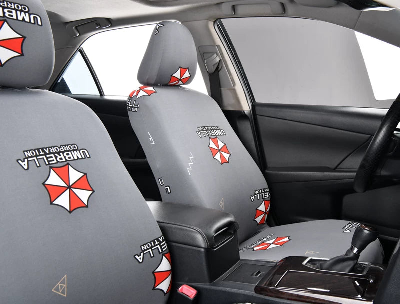 Universal five-seater car seat cushions and covers, breathable fabric, dustproof, elastic, fully enclosed, suitable for all seasons.