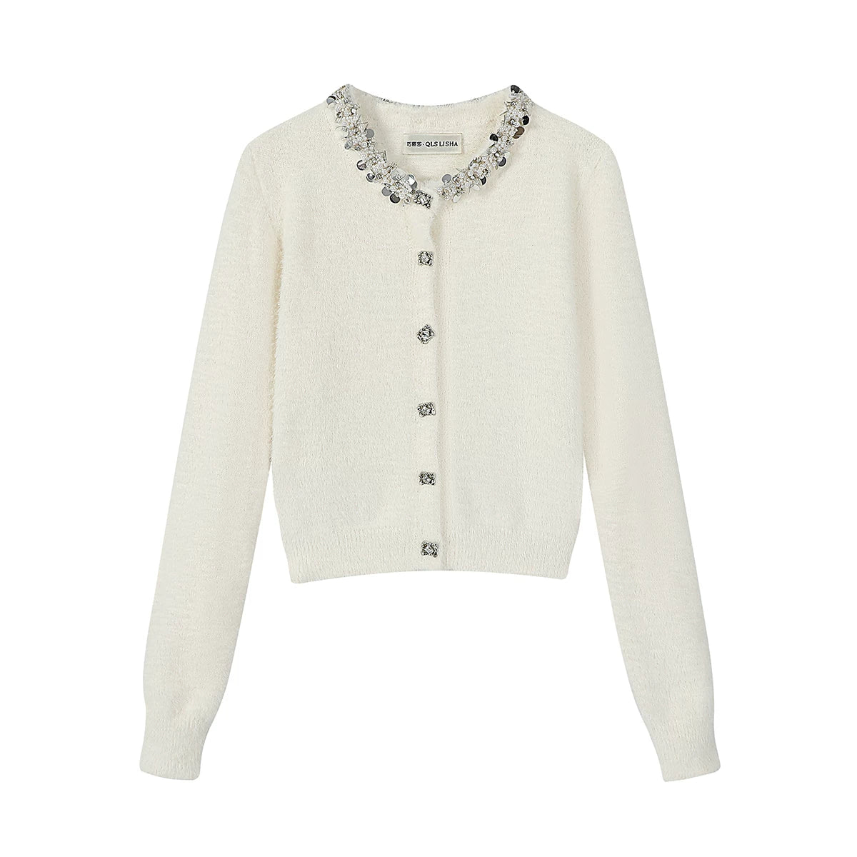 Cholisa Koreya üslubunda yüksək keyfiyyətli yumşaq və rahat qadınlar üçün toxunma sviter, payız və qış, super şık hırka top