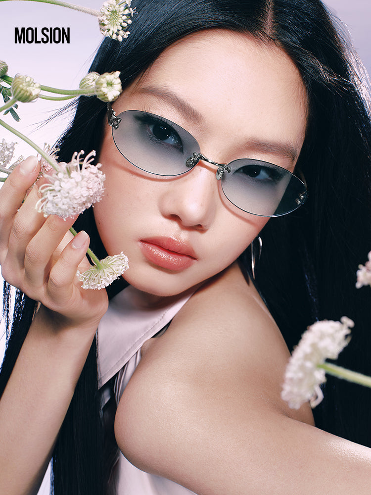 [Zhang Linghe ilə eyni üslub] Mosen Xingyue Mirror 26 yeni günəş eynəyi, günəşdən qoruyan və anti-UV günəş eynəyi MS7175