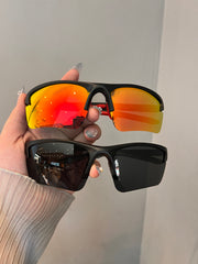 Kişilər və qadınlar üçün moda açıq velosiped eynəkləri, sürücülük üçün xüsusi gün eynəkləri, günəşdən qoruyan UV eynəklər, gümüş günəş eynəkləri, super sərin