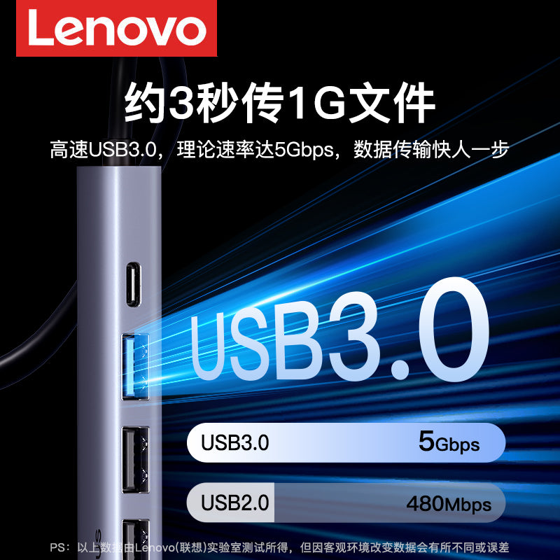Apple MacBook Pro/Air kompüter planşet iPad Xiaoxin notebook çoxfunksiyalı adapter üçün uyğun Lenovo typec genişləndirmə dok ştepteri çox portlu çox interfeysli usb genişləndiricisi