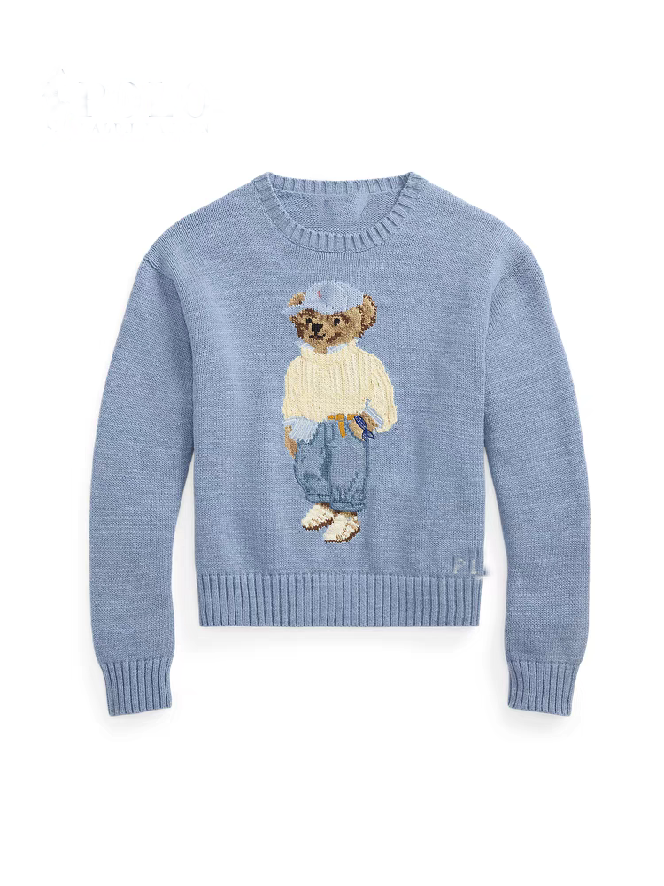 Qadın Sviteri R*L Saf Pambıq 2025 Erkən Yaz Ayı Trikotajı