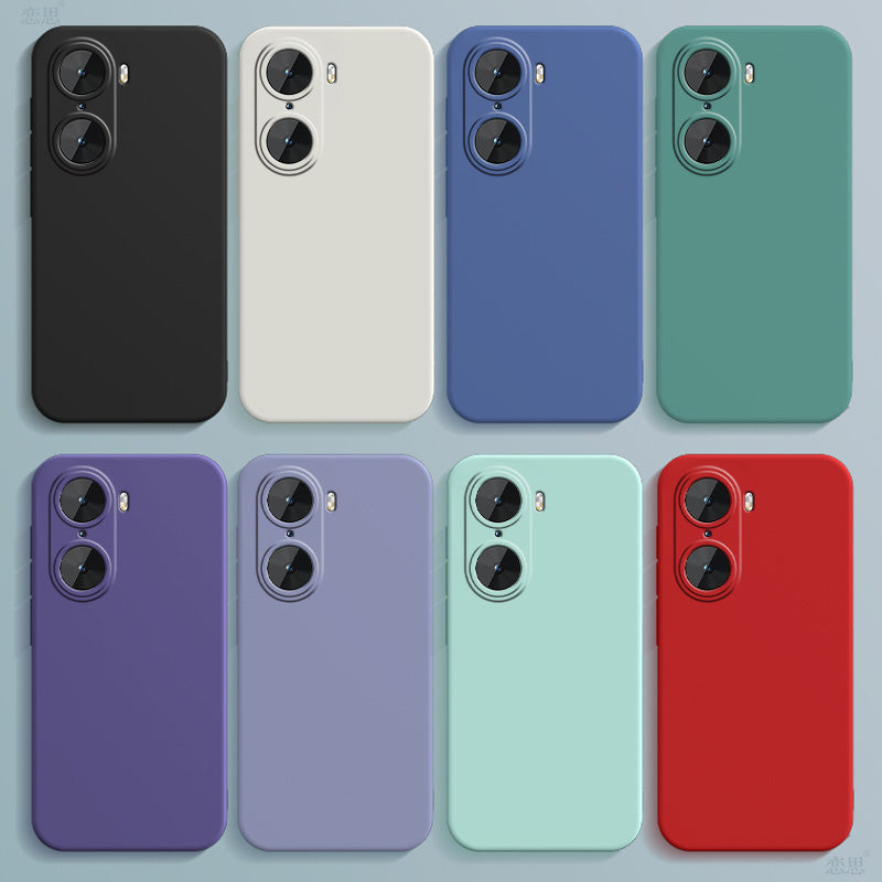 Honor 60 mobil telefon qutusu üçün uyğundur Huawei Honor6O qoruyucu örtük yeni maye silikon h0n0r altmış qabıq hər şey daxil olmaqla, kişilər və qadınlar üçün düşməyə qarşı yumşaq qabıq LSA bir AN00 arxa qabıq altmış rəsmi eksklüziv