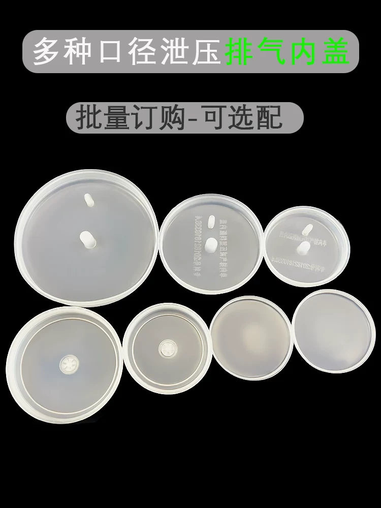 Baosheng plastik şüşə möhürlənmiş plastik banka bal şüşəsi qapaqlı böyük diametrli qida dərəcəli kvadrat şəffaf qablaşdırma