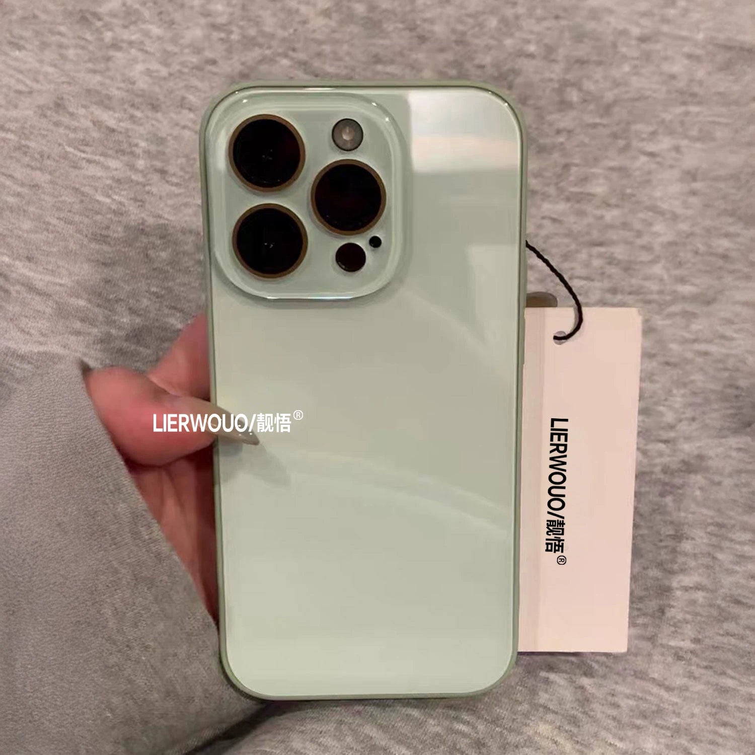 Apple 16promax mobil telefon qutusu üçün uyğundur iphone17 buz macaron şüşə qutu 14 sadə yeni stil 13 internet məşhur qadın modeli 14pro hər şey daxil obyektiv 15pro isti model 16pro mobil telefon qutusu