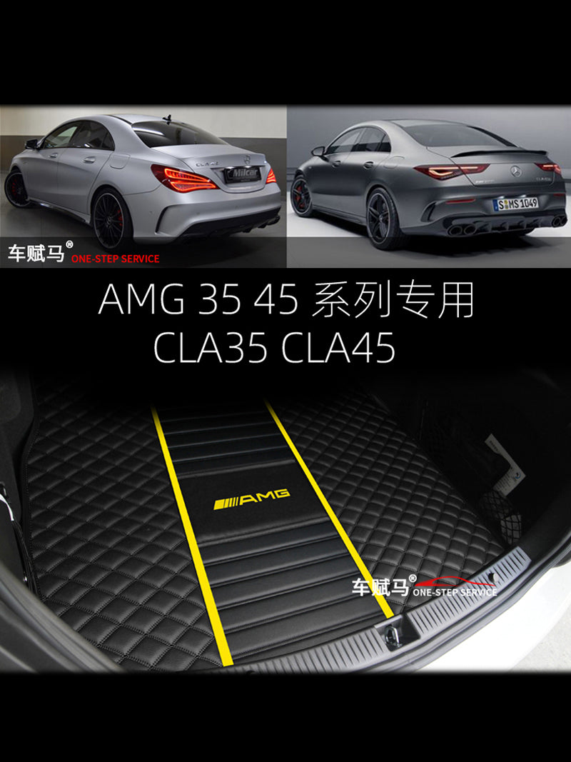 Mercedes-AMG CLA45 Xüsusi CLA35 Baqaj Döşəməsi, A45 Modifikasiya edilmiş Suya Davamlı Orijinal Stil GLA45 Quyruq Qutusu Döşəməsi