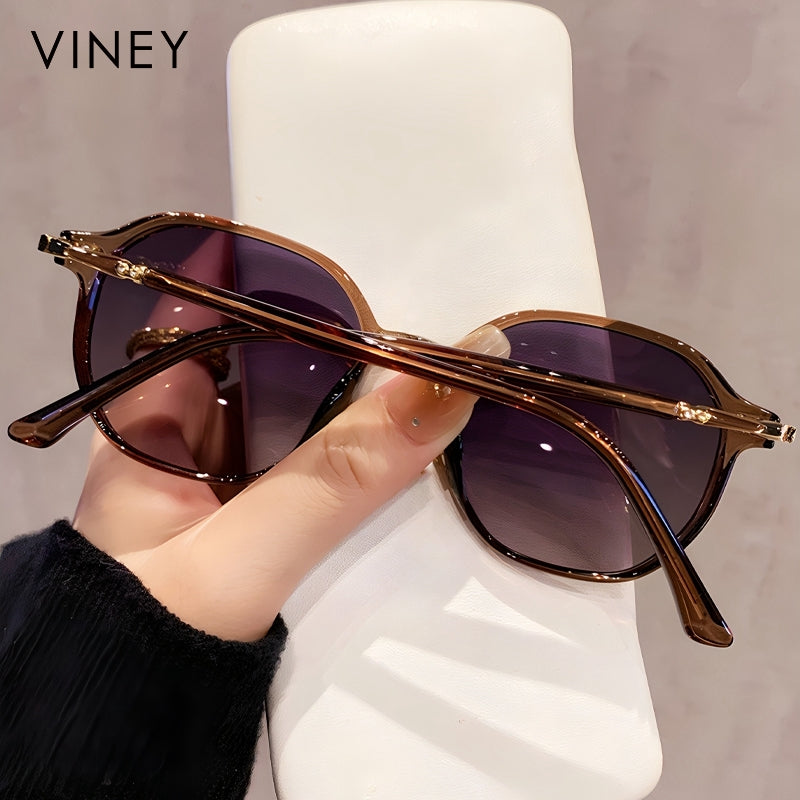 Viney günəş eynəkləri qadınların 2026 yeni anti-UV polarizasiyalı gün eynəkləri yüksək səviyyəli üz hissi kiçik temperamentli eynəklər