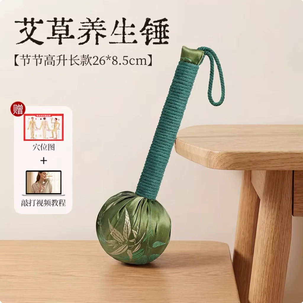 Mugwort Hammer Masaj Sağlamlıq Meridianları Moxibustion Xüsusi Bütün Bədən Təmizləmə Pai Baxu Artefakt Kətan Çiyin və Boyun Əzələləri