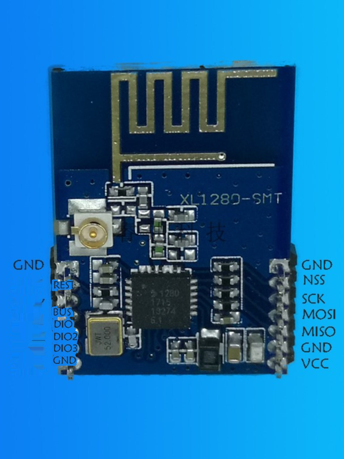 SX1280 modulu SX1281 uçuşa nəzarət modeli təyyarə uzaqdan idarəetmə modulu simsiz dəyişən dron yerləşdirmə LoRa yayılmış spektri