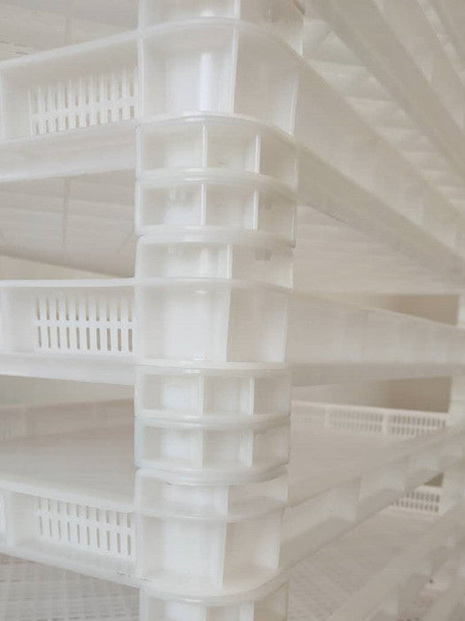Qianlong 800 və 600 seriyalı qaldırılmış ayaqları plastik tək dondurucu çörək qabı mesh qabı ələk daşınan ayaqları daşınan bucaq