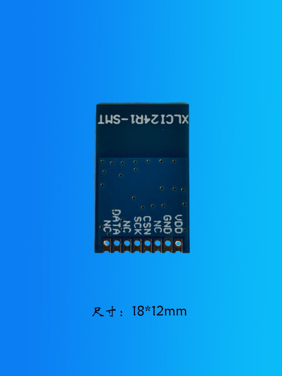 CI24R1 pulsuz göndərmə və faktura 2.4G simsiz qəbuledici modul Si24R1 yamaq simsiz uzaqdan idarəetmə modulu NRF24L01