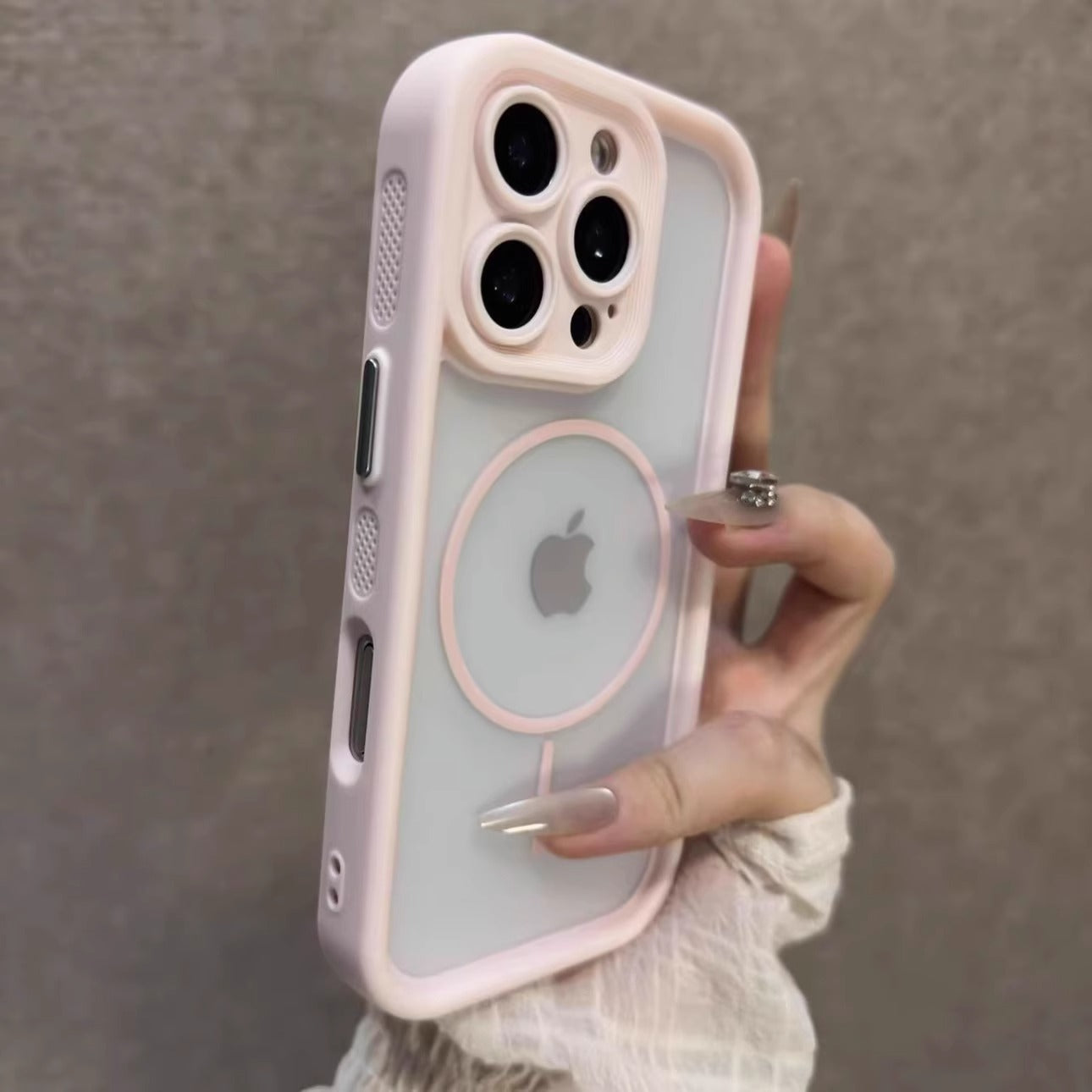 Apple 16promax cib telefonu üçün uyğun iki-bir-bir tutqun Angel Eyes 17pm maqnitli iPhone15pro yıxılmağa qarşı qoruyucu örtük dəri hissi 14/13 qabıqlı mobil telefon qutusu 16pro istilik yayılması hər şey daxil
