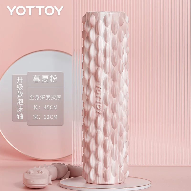 YOTTOY köpük roller əzələ rahatlaması arıqlama gürz masaj rulonu peşəkar geri yuvarlanan artefakt fitness yoga sütunu
