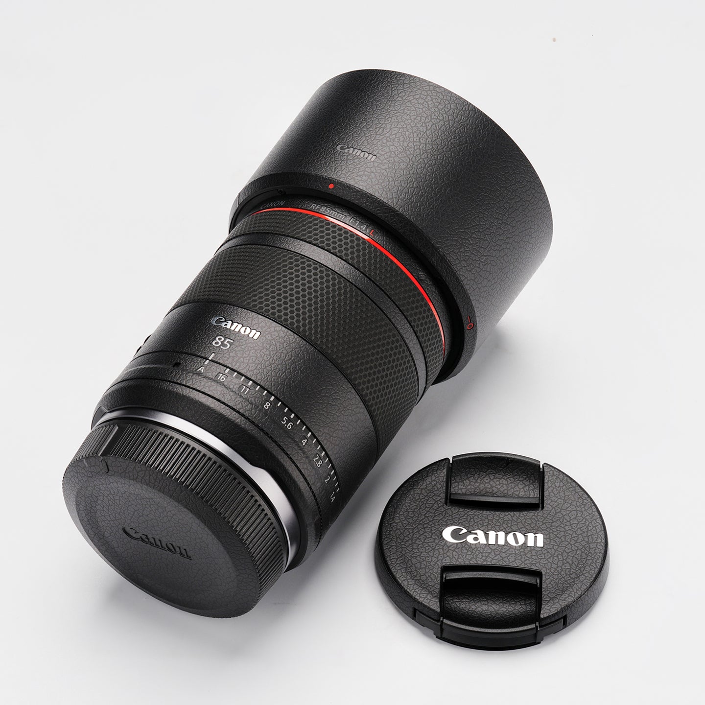 Meibendo Canon RF85F1.4L lens qoruyucu film 85 1.4 tutqun kamuflyaj stiker 3M üçün uyğundur