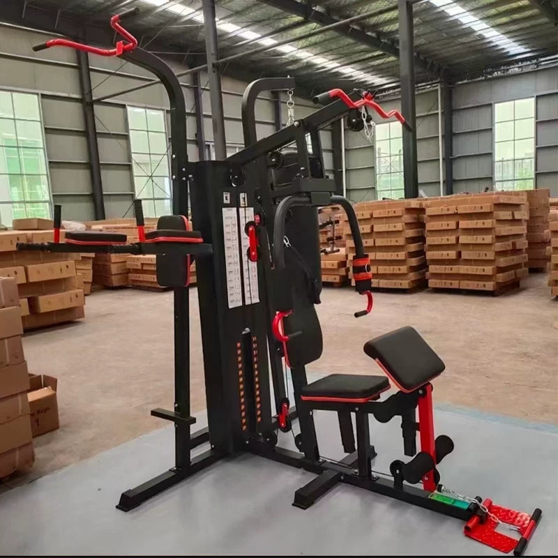 Chishang Ticarət Üç nəfərlik Stansiya Kombinasiyalı Təlimçi Uçan Quş Kompleks Təlimçi Ev Çoxfunksiyalı Güc Fitnes Avadanlığı