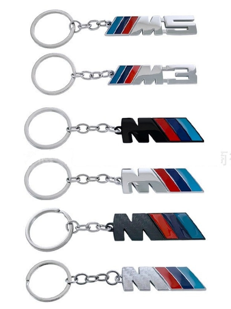 Suitable for BMW key chains, GT key chains, chain key chains, metal personalized creative car key chains