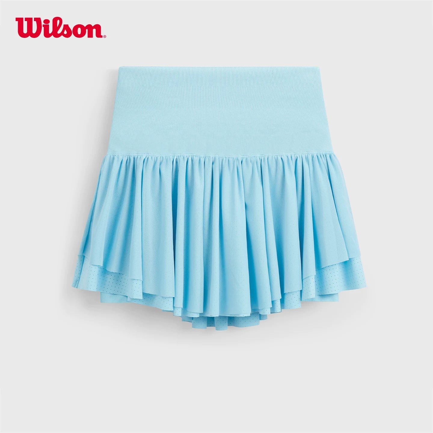 Wilson Wilson yay qadın cüt qatlı bal ləçəkli yubka nəfəs alan elastik çox yönlü idman tennis yubka