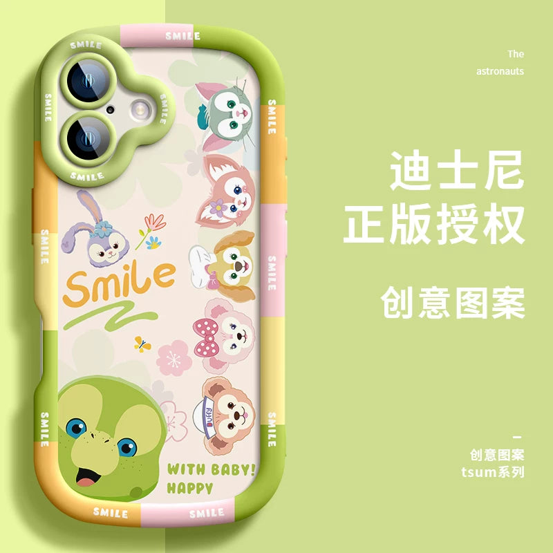 Huaying Lina Belle Apple 17pro mobil telefonu üçün uyğundur iPhone16promax Disney yeni 15 puf silikon 13 super isti 14 internet ünlü plus star dew 12 cizgi filmi maks trend