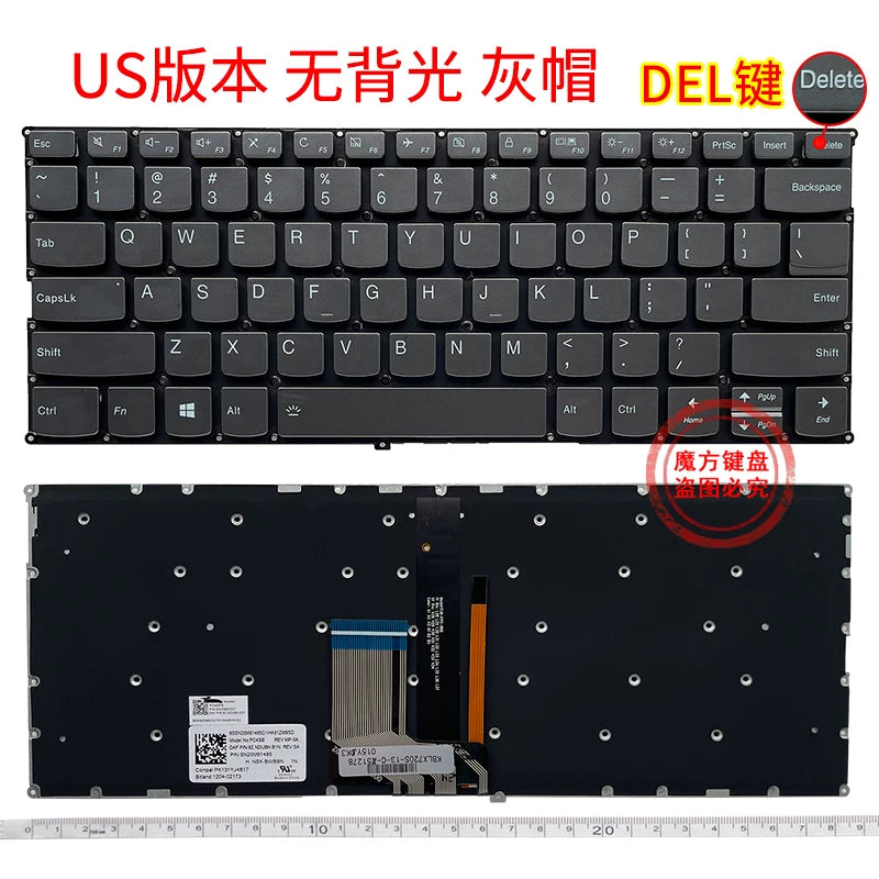 Lenovo 720S/V720-14 V530S-14 Xiaoxinchao 7000-13 320S-13 klaviatura K42-80 üçün uyğundur
