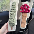 2025 Dizayner Orijinal Saf Pambıq Niş Stil Əl istehsalı Avtomobil Daxili Təhlükəsizlik Kəməri Çiyin Yastığı Koreya Kişi və Qadın Dekorları