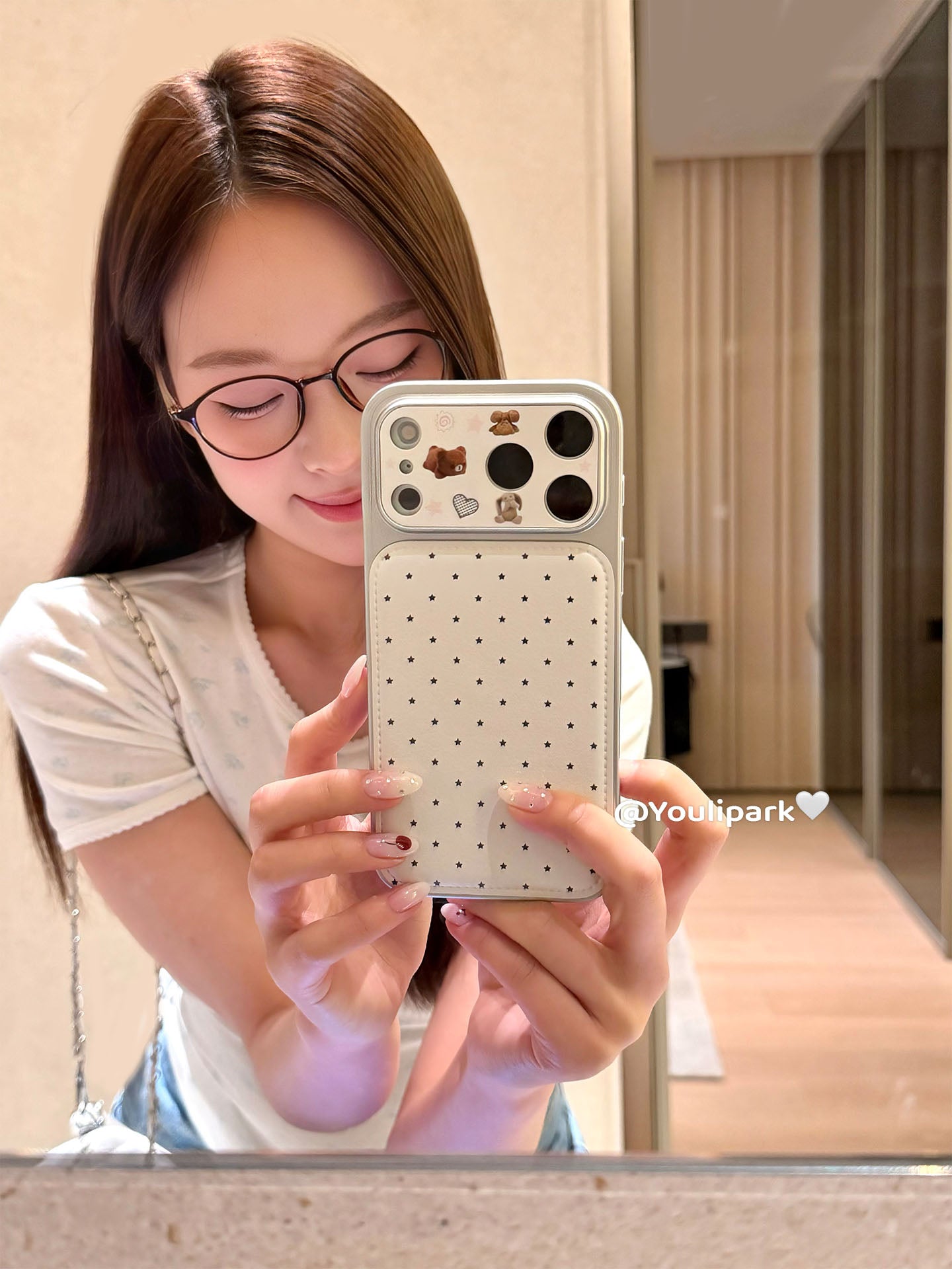 Yuri Park ins Koreya südü sevimli tam ekranlı ulduz ayı 17 17pro Apple 17ProMax cib telefonu qabı iPhone16 hər şey daxil 14 yeni 16Promax qadınlar üçün qoruyucu örtük