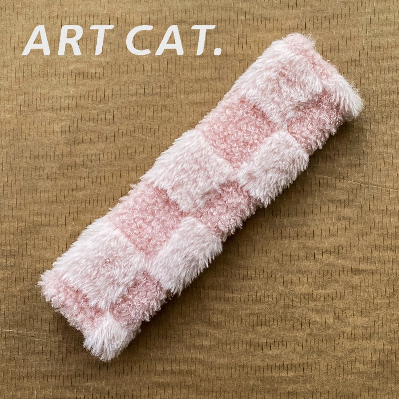 Art Cat Avtomobil Təhlükəsizlik Kəməri Çiyin Yastığı Qapağı Minimalist DIY Aşınmaya Qarşı Geyim Boğulmaya Qarşı Boyun Qoruyucu Qapaq Bütün İl Boyu Neytral