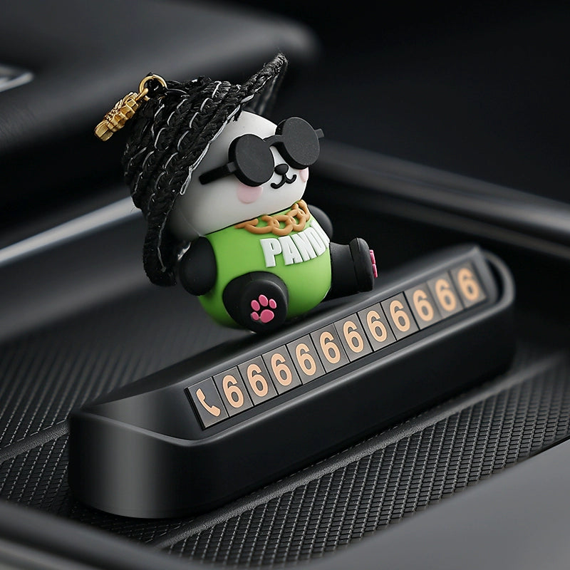 Elf Avtomobil Müvəqqəti Dayanacaq İşarəsi Avtomobil Avtomobil Hərəkət edən Telefon Nömrəsi İşarəsi Sevimli İnteryer Qızlar üçün Dekorasiya Təchizatları