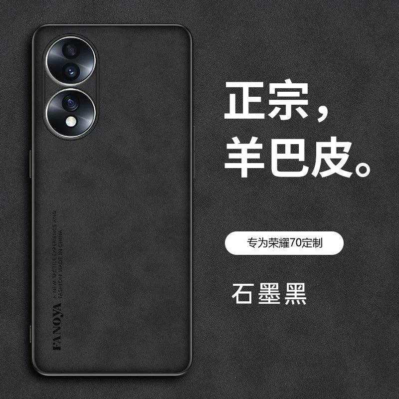 Honor 90/80/70/60/50 mobil telefon qutusu üçün uyğundur 30/20/10/9Pro qoruyucu örtük, hər şey daxil olmaqla, düşmə əleyhinə honorV30/V20/V10/V9 yeni se buzlu qoyun dərisi i gənc kişi və qadınlar