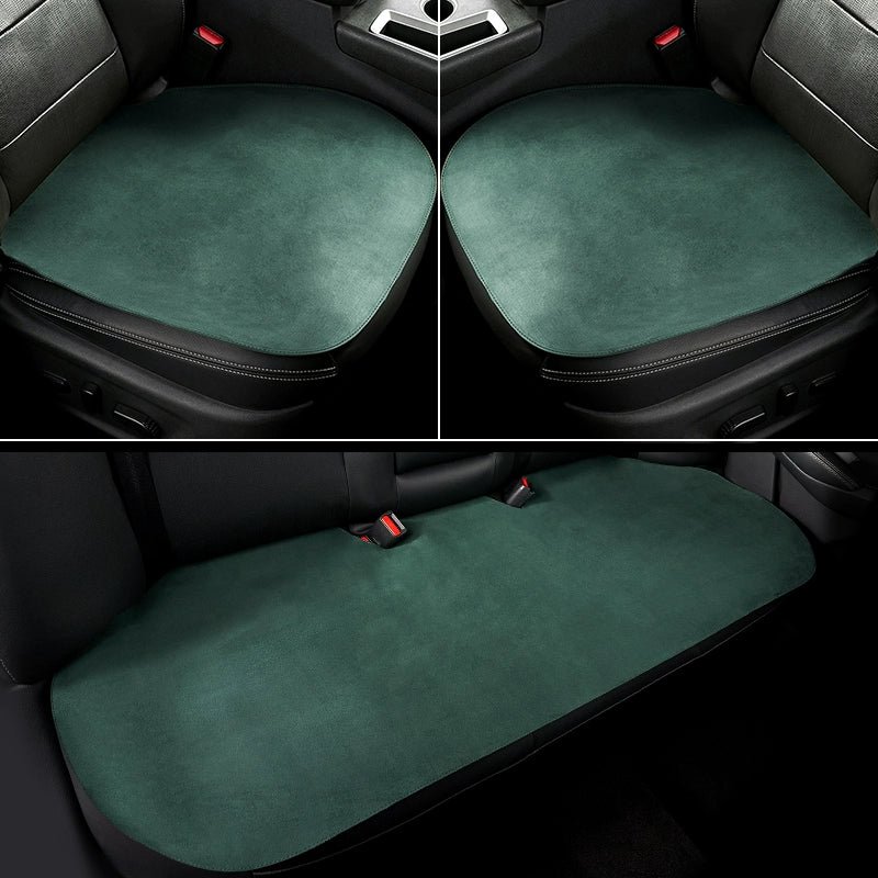 2025 Yeni Avtomobil Yastığı Tək Parça Qış Zamşa Oturacaq Yastığı Bütün İl Boyu Neytral Fantastik Arxa Oturacaq Yastığı