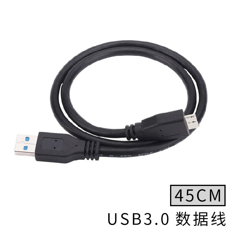 Keshuo USB3.0 mobil sabit diski orijinal məlumat kabeli 1 metr uzadılmış USB3.0 ikitərəfli kabel