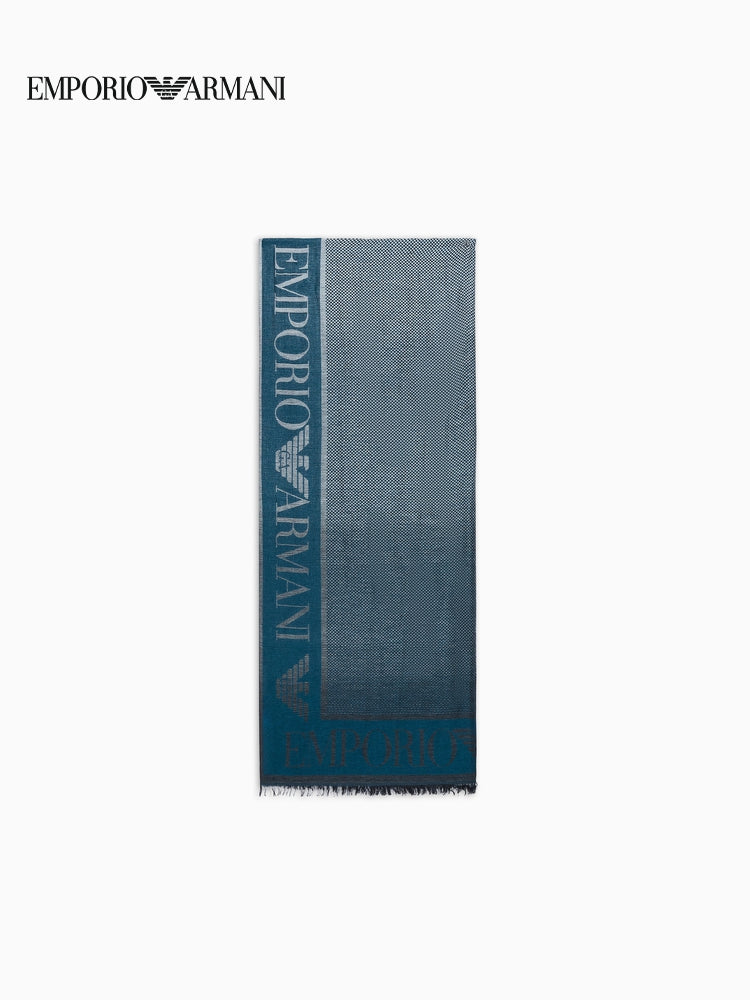 [Yeni il hədiyyəsi] EMPORIO ARMANI/Armani Qış Yeni Qadın Rəngli Şal/Şərf Üst Geyimi