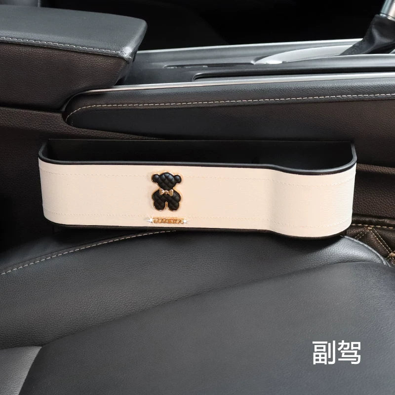 Çoxfunksiyalı Avtomobil Saxlama Qutusu, Qəşəng Yüngül lehimli Ayı Oturacaq Boşluğu Saxlama Qutusu, Tam Avtomobil Aksesuarları