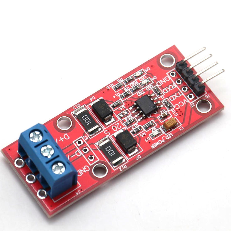 Mikrokontroller TTL-dən RS485 moduluna, 485-dən seriya portuna UART səviyyəsinə çevrilmə, aparat avtomatik idarəetmə axını istiqaməti