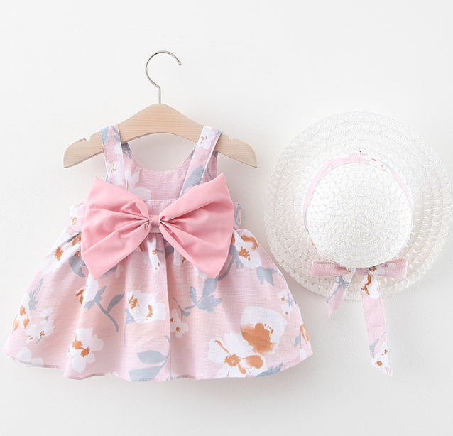 Qızlar üçün yay geyimləri körpə 1 1/2 yaşlı körpə geyimləri uşaqlar üçün