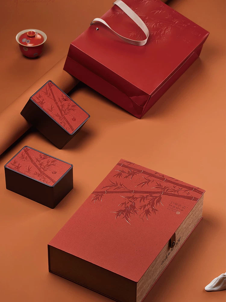 Yüksək səviyyəli çay qablaşdırma qutusu boş hədiyyə qutusu vəhşi qara çay Jin Junmei Lapsang souchong qutusu hədiyyə qutusu boş qutu