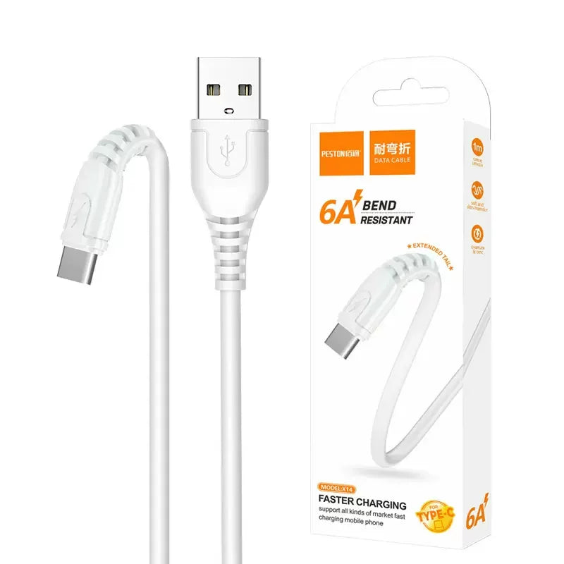 LeTang LT-52 şarj kabeli iPhone və Android mobil telefonları üçün uyğun sürətli şarj, Type-C məlumat kabeli topdansatış
