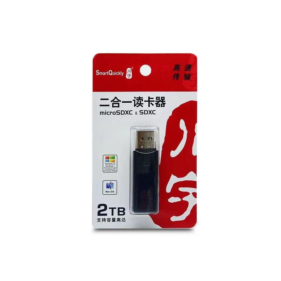 Orijinal Chuanyu C296 kart oxuyucu Micro SD TF kartı ikisi birdə USB3.0 kart oxuyucusu qoş və oyna