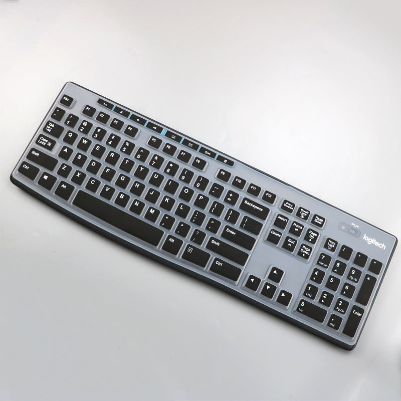 Tianyi klaviatura filmi Logitech MK295 silikon şəffaf K200 K260 MK270 K120 MK275 masaüstü kompüter üçün uyğundur TPU klaviatura qoruyucu film toz örtüyü tam əhatə edir