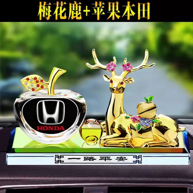 Alaşımlı Maral Avtomobil loqosu Avtomobil bəzəkləri Yeni məhsullar Avtomobil mərkəzi konsolu Deer Ping An ətir oturacağı Aromaterapiya avtomobil bəzəkləri