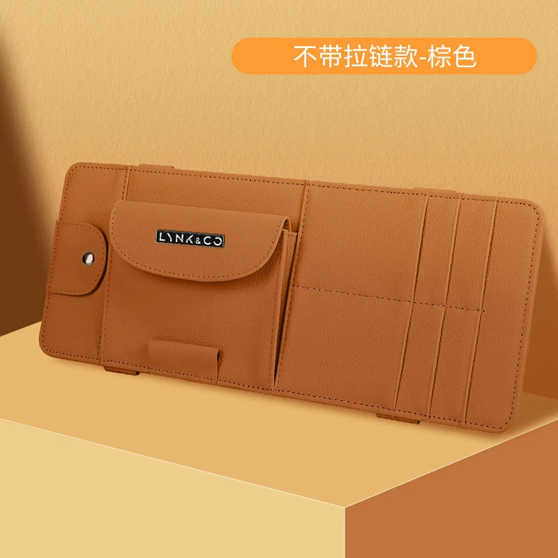 Lynk & Co avtomobil günəşdən qoruyucu saxlama qutusu 03/06/01/09/08EM-P avtomobil salonu aksesuarları kart və eynək klipi