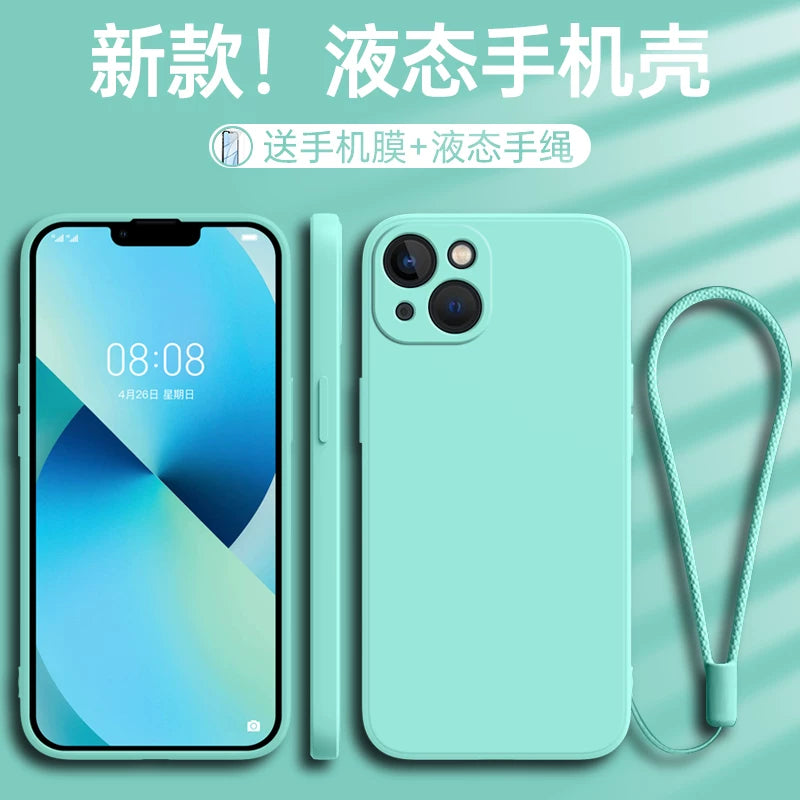 Bu maye silikon korpus yeni iPhone 13 üçün uyğundur və düşmələrə qarşı tam örtük təmin edir. Kişilər və qadınlar üçün nəzərdə tutulub, kəmərlə təchiz olunub və bərkidilmiş şüşə ekran qoruyucusuna malikdir.