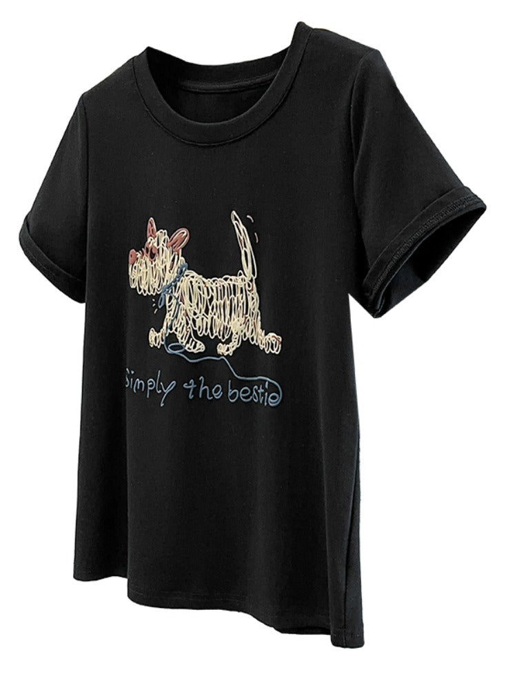 Böyük ölçülü, şık, unikal qısaqollu qadınlar üçün futbolka, yay dəbi, böyük ölçülü qadınlar üçün dairəvi yaxalı, çiyinsiz, arıqladıcı köynək.