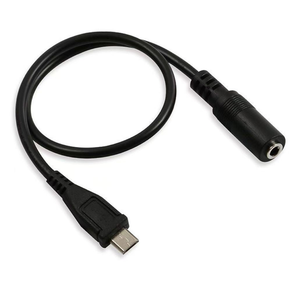 Android telefon qulaqlığı audio adapteri Micro USB-dən 3,5 mm-ə qədər qadın adapter kabelinə çevrilmə kabeli audio kabeli