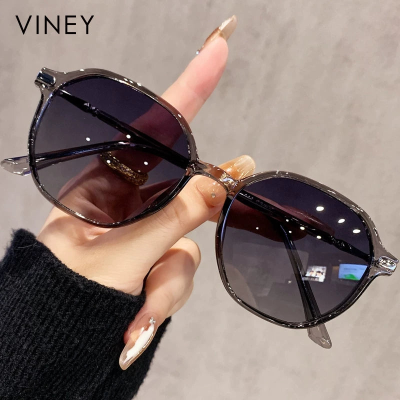 Viney günəş eynəkləri qadınların 2026 yeni anti-UV polarizasiyalı gün eynəkləri yüksək səviyyəli üz hissi kiçik temperamentli eynəklər