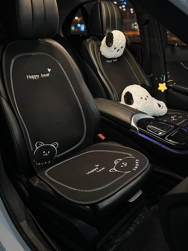 Avtomobil oturacağı yastıqları, bütün mövsüm kətan parçaları, yeni 2025-ci il üslubunda, sevimli və yüksək səviyyəli.