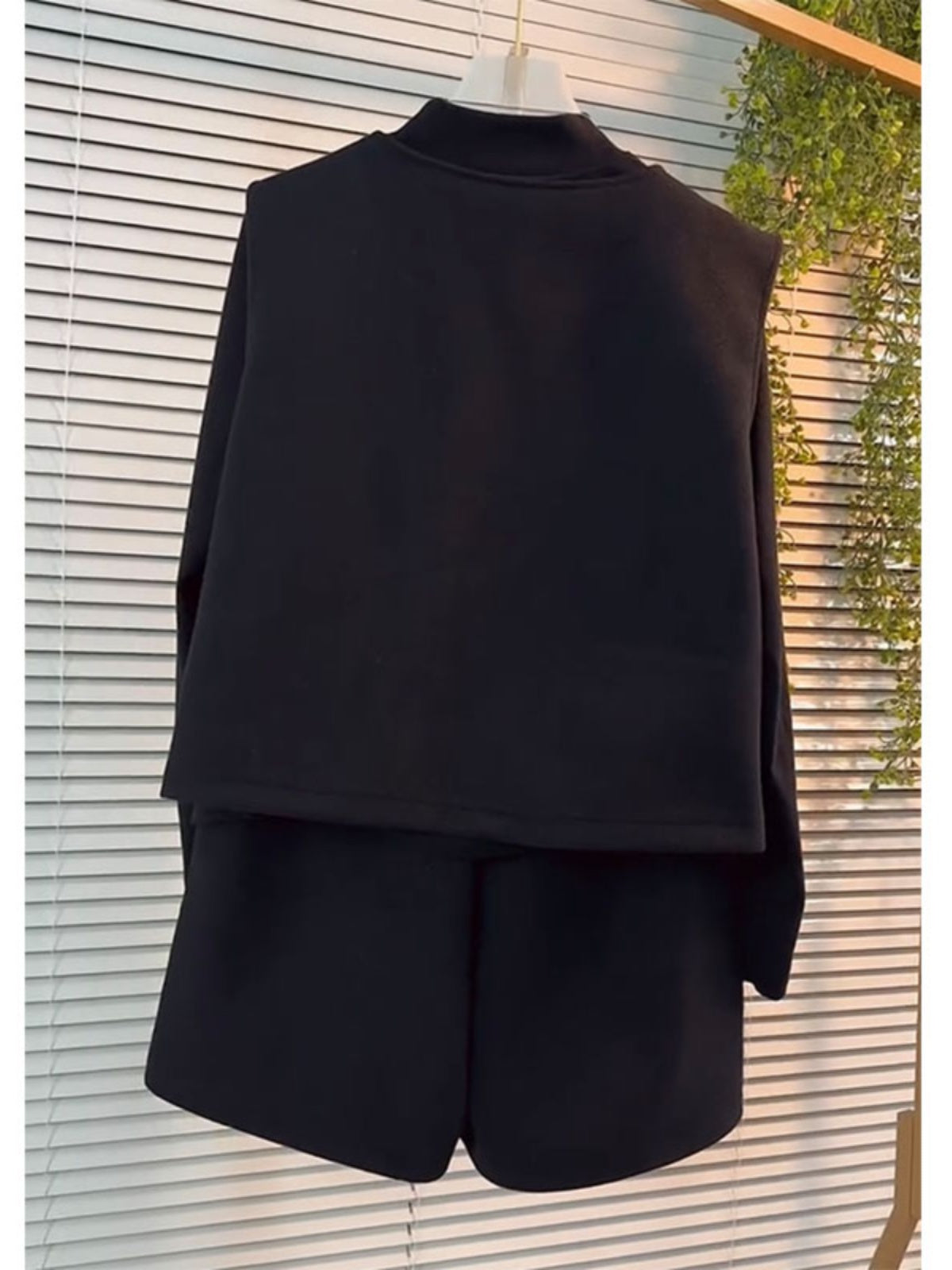 Fashionable Daily Chic Set for Plus Size Women, 2024 Fall New Arrival, Slimming and Flattering Wool Three Piece Set for Curvy Women