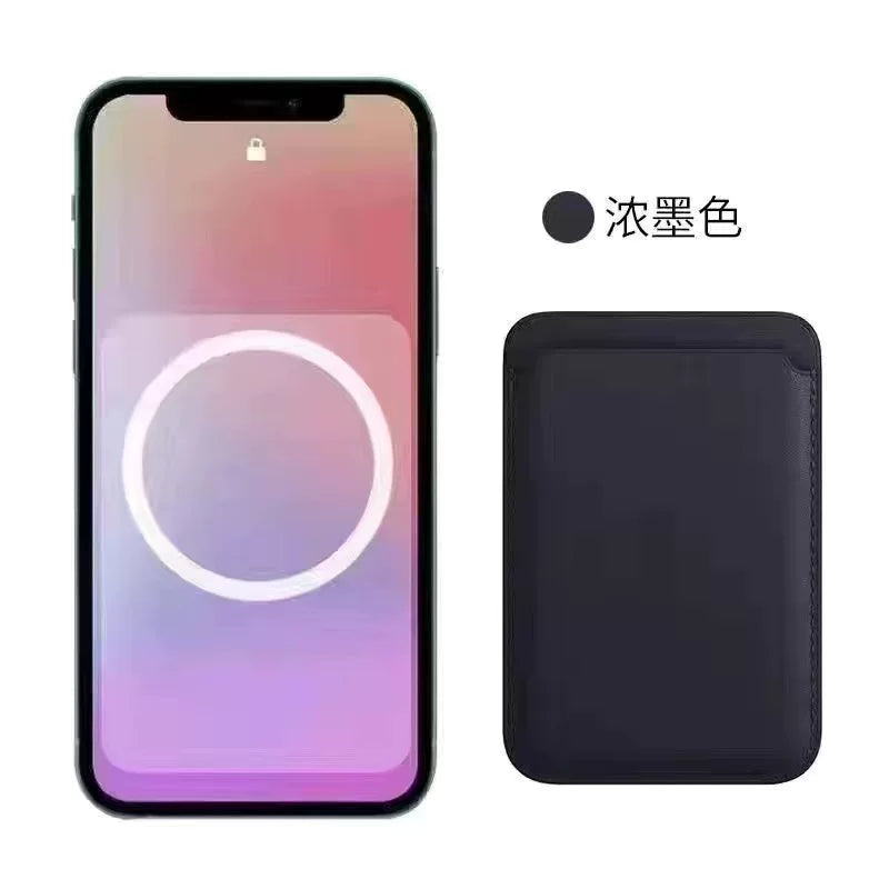 Apple iPhone 12/13/14 Pro Max seriyası ilə uyğun MagSafec maqnit dəri kart tutacağı, zərbəyə davamlı dizayn, animasiyalı açılan kart tutacağı.